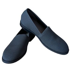 Like New Eileen Fisher Women’s Demi Stretch Knit Flat Loafer Slip-On Gray …